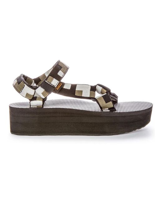 Teva Brown Flat Sandals