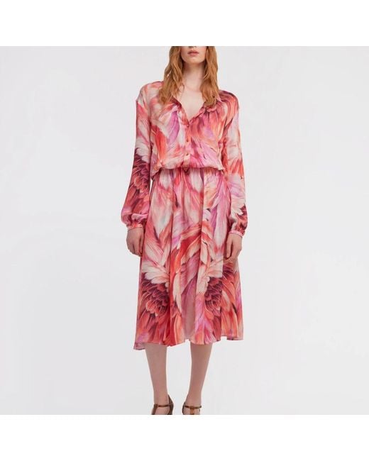 Roberto Cavalli Red Midi Dresses