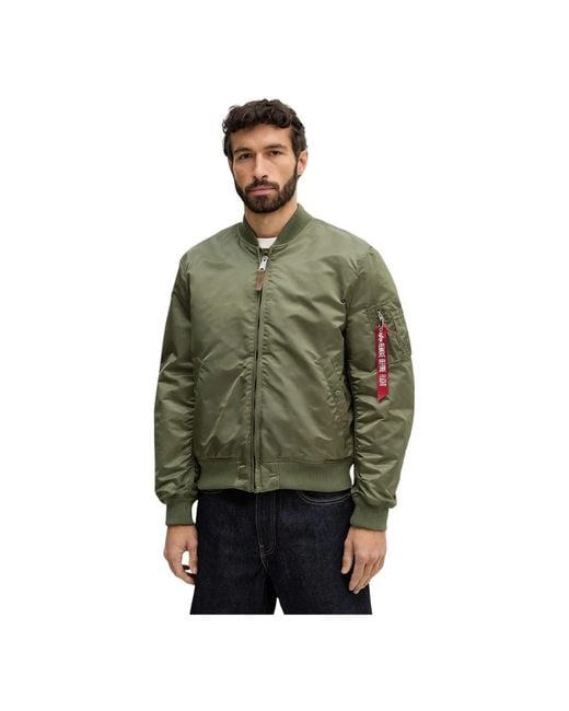 Alpha Industries Bomber Jassen in het Green voor heren