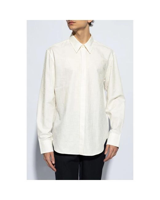Ferragamo Shirt mit logo in White für Herren