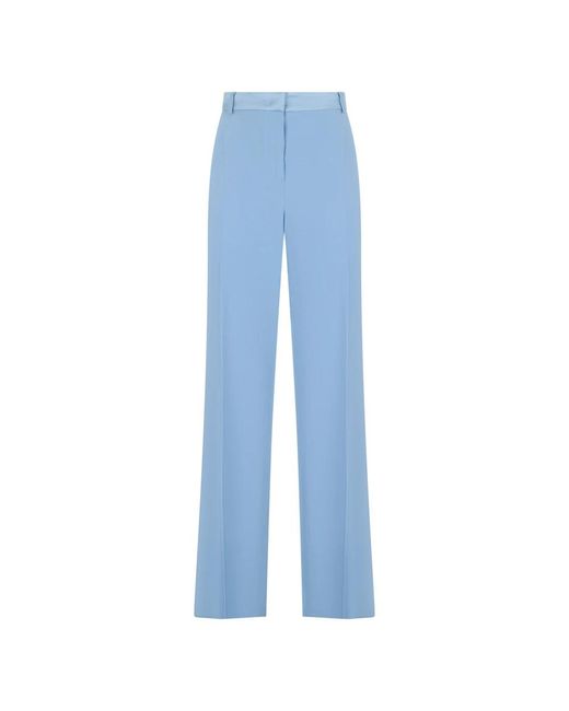 Alberta Ferretti Blue Wide Trousers