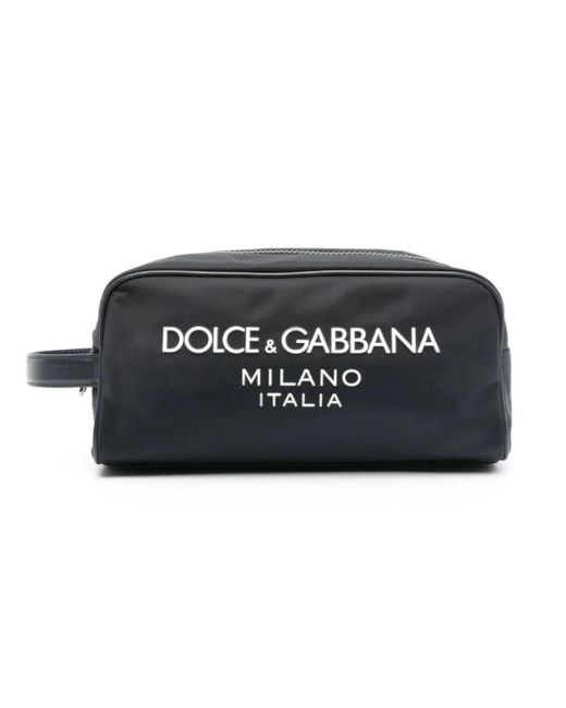 Dolce & Gabbana Black Toilet Bags for men