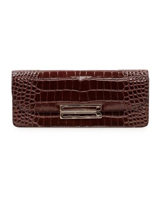 Victoria Beckham Brown Clutches