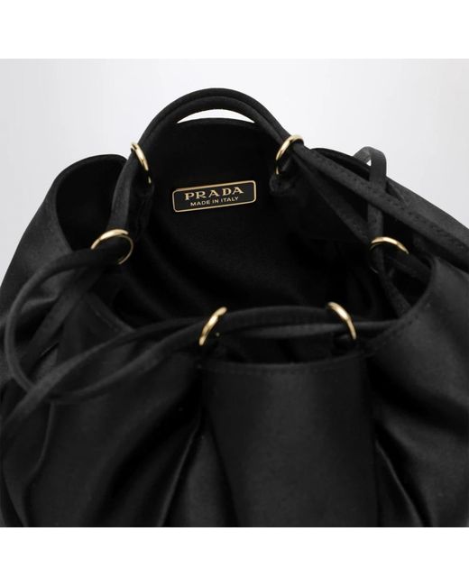 Prada Black Bucket Bags