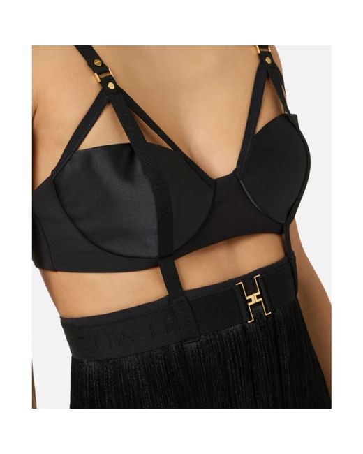 Elisabetta Franchi Black Party Dresses