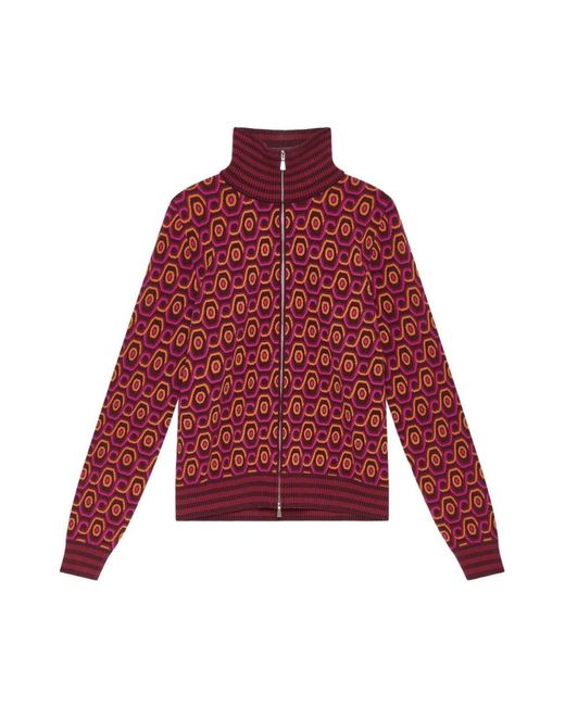 Maliparmi Red Zip-Throughs