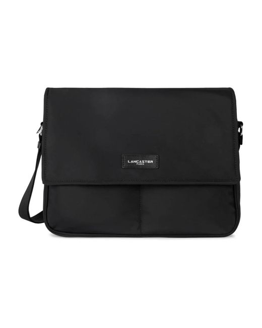 Lancaster Black Magnetische klappe umhängetasche basic vita