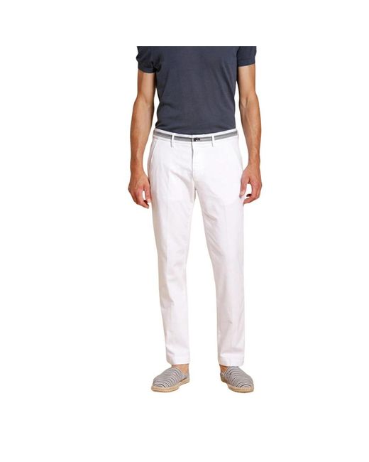 Mason's Torino Elegance Chino in het Blue voor heren