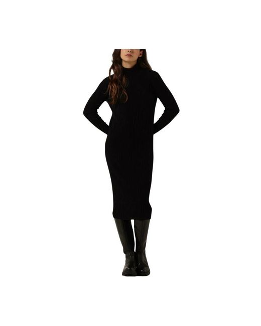 Tiger Of Sweden Black Midi-Kleid Vales