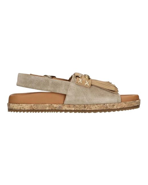 Flat Sandals Chie Mihara de color Natural