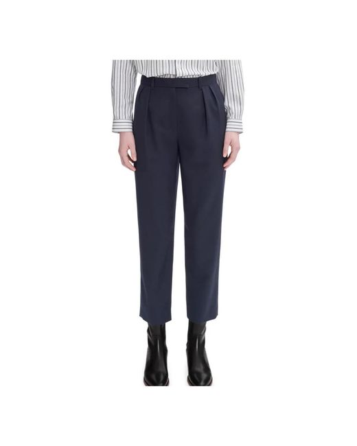 A.P.C. Blue Straight Trousers