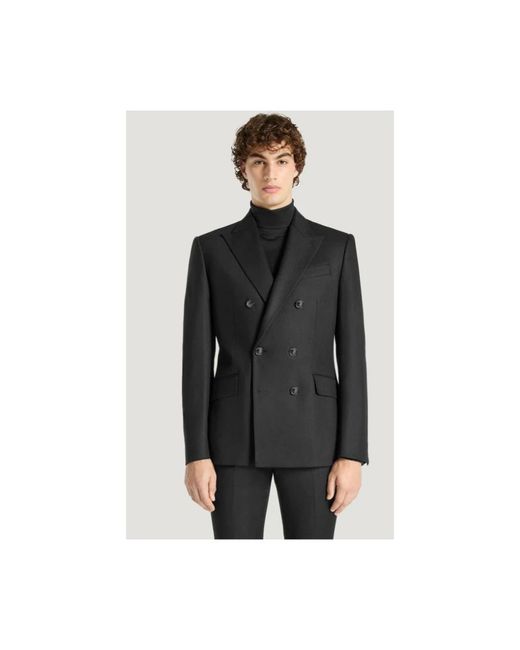 PT Torino Black Blazers for men