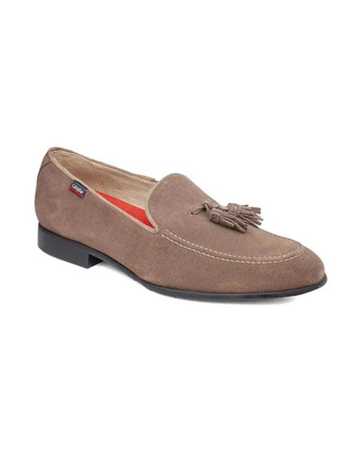 Callaghan Schoenen ,Suède Suede Loafers Met Kwast Detail in het Gray voor heren