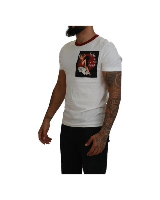Dolce & Gabbana Gray T-Shirts for men