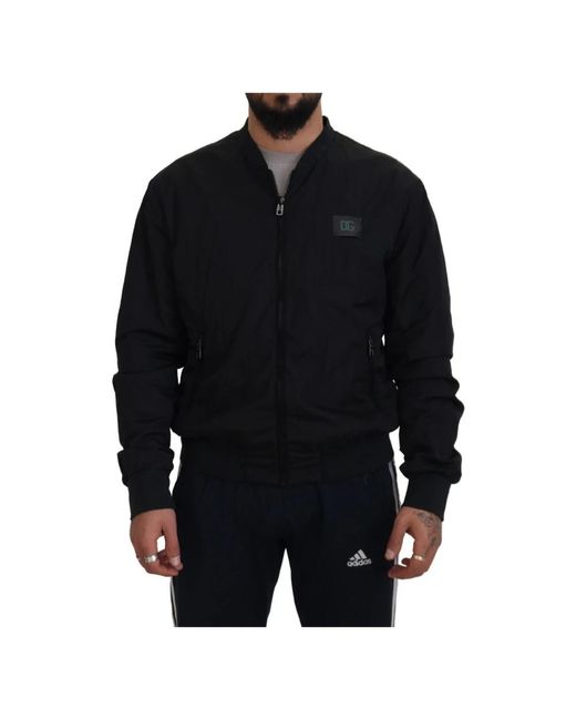 Dolce & Gabbana Black Bomber Jackets for men