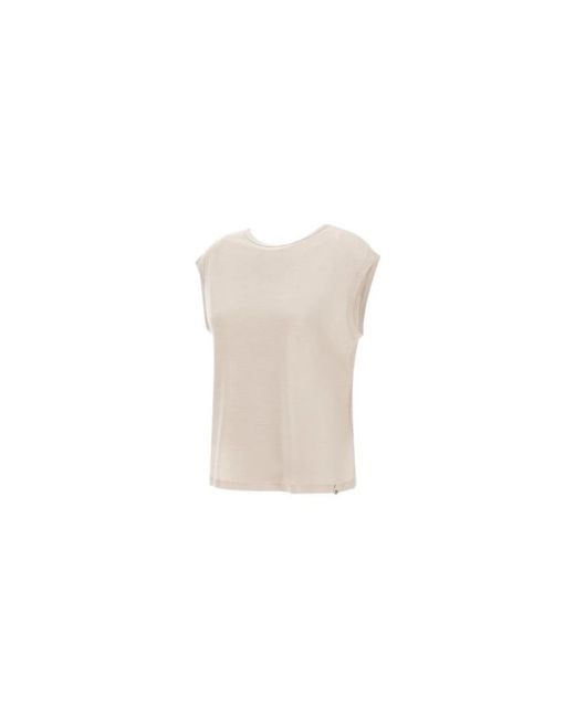 Herno Mouwloze Top Met V-Rug in het White