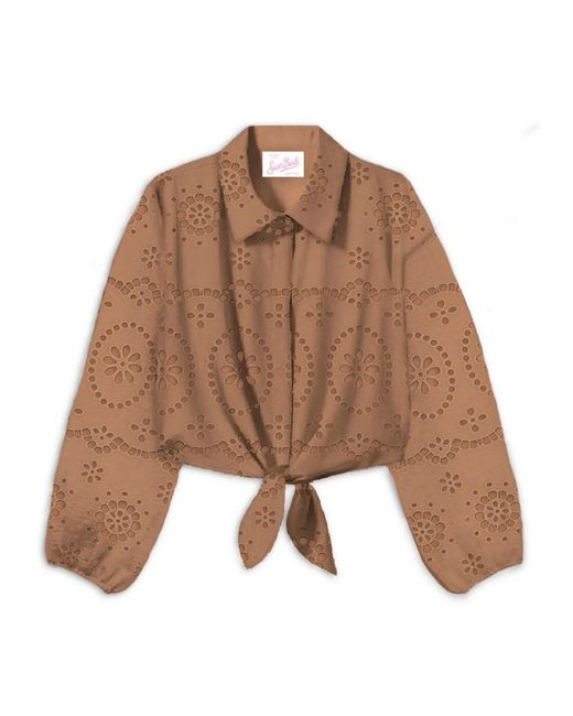 Mc2 Saint Barth Camicie Poliestere in het Brown