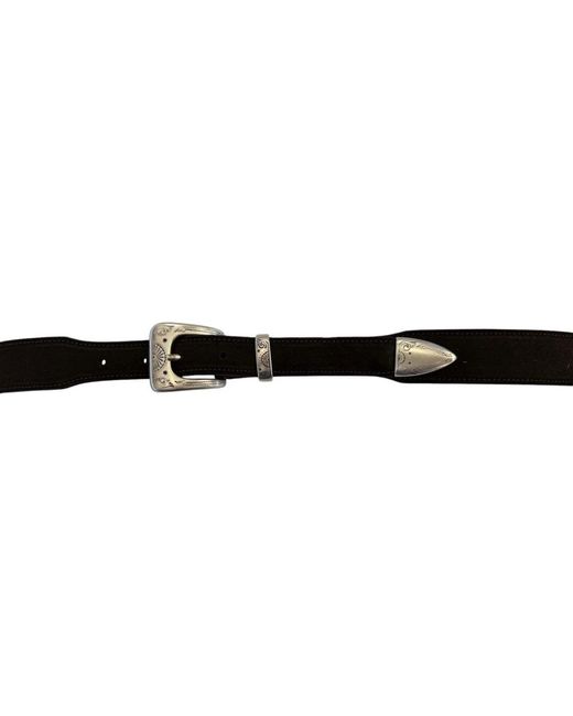 Alberto Luti Black Belts for men