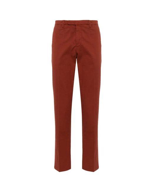 Boglioli Red Suit Trousers for men