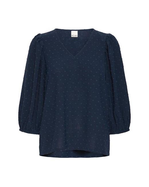 Blouses Ichi en coloris Blue