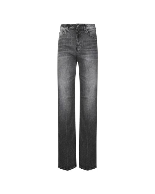 Straight Jeans Dondup en coloris Gray