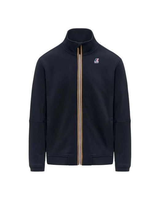 K-Way Pepin Poly Cotton Jacket in het Blue voor heren