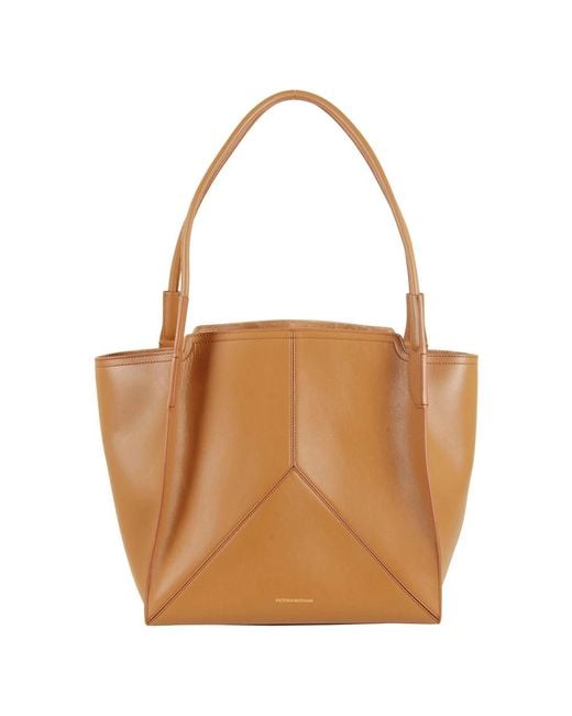 Victoria Beckham Brown Small Victoria Tote