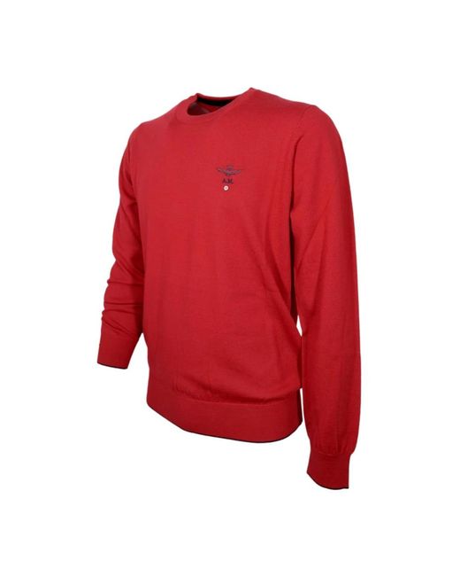 Aeronautica Militare Red Sweatshirts for men