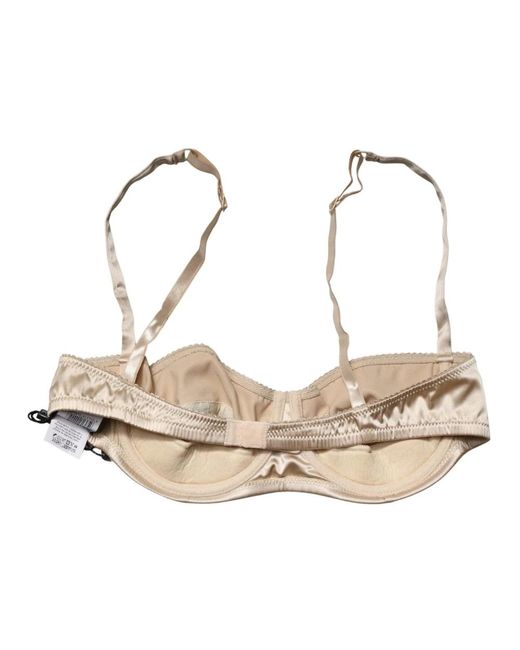 Dolce & Gabbana Metallic Bras