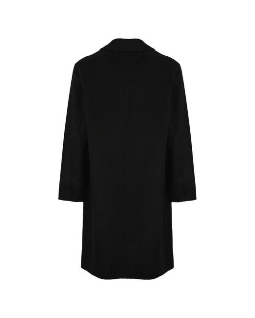 Amaranto Black Single-Breasted Coats for men