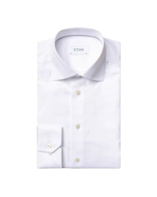 Eton of Sweden White Formal Shirts for men