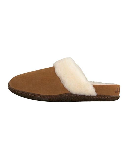 Sorel Brown Gemütliche Kamel Kunstfell Slides