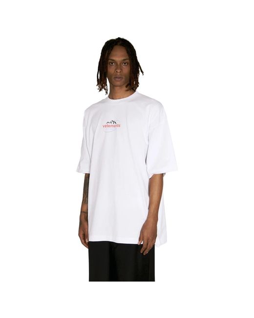 Vetements Spring water logo t-shirt in White für Herren