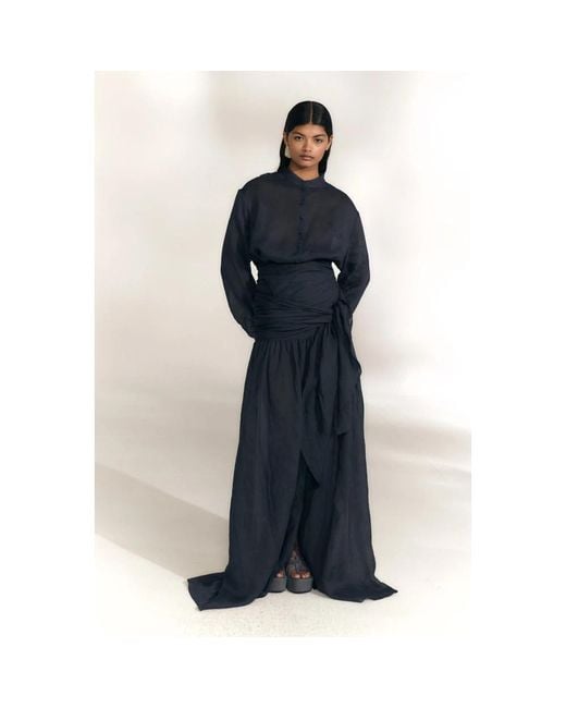 Cortana Black Wrap Dresses