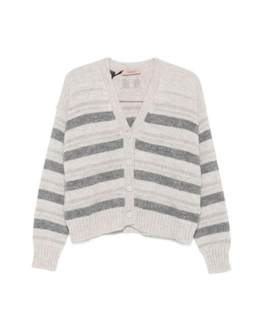Cardigans Twinset de color Gray