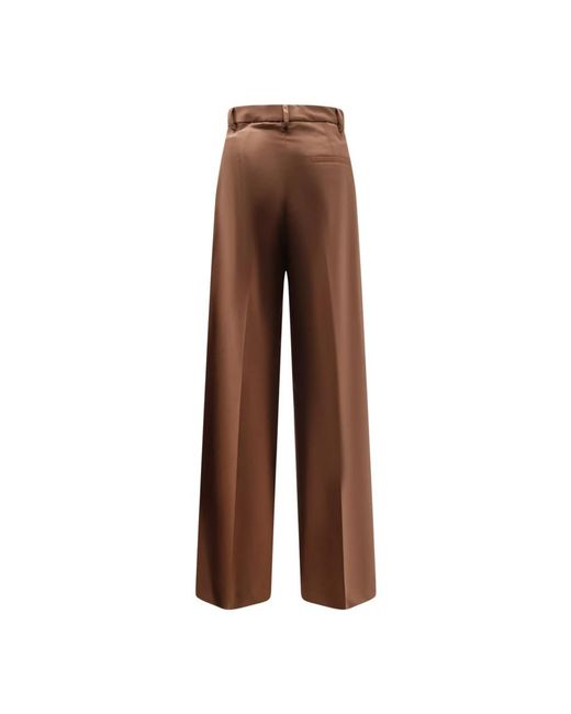 Hevò Brown Wide Trousers