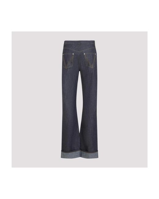 Bottega Veneta Blue Straight Fit Jeans