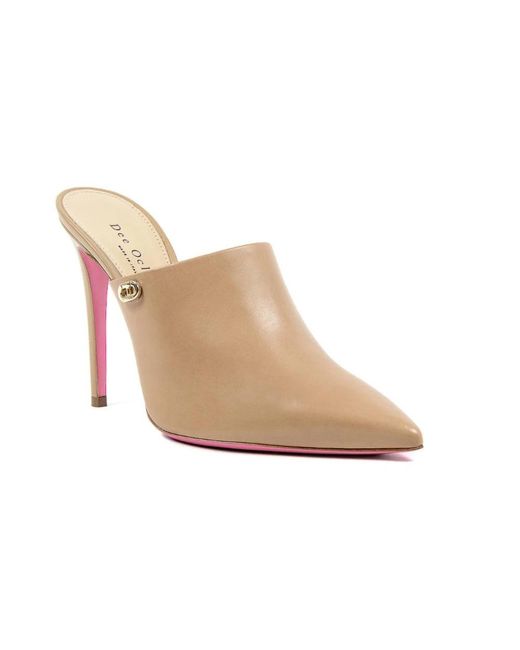 Dee Ocleppo Brown Heeled Mules