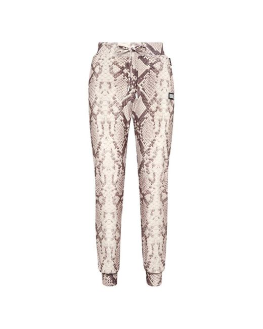 Philipp Plein Natural Jogginghose Python