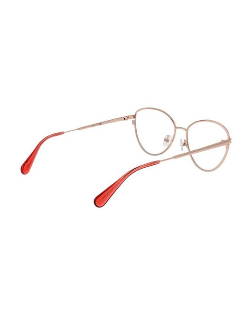 MAX&Co. Rode Vrouwen Optische Mode Frames in het Red
