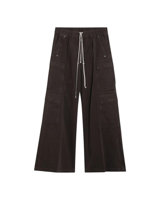 Wide Trousers Rick Owens de hombre de color Black