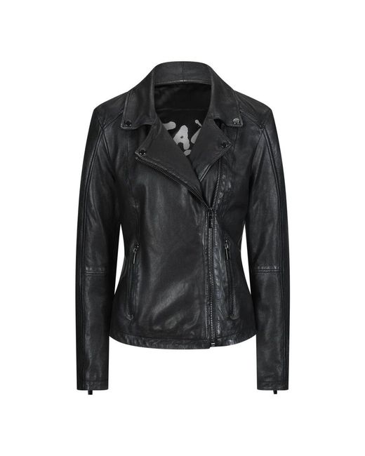 Milestone Black Vintage Metallic Bikerjacke