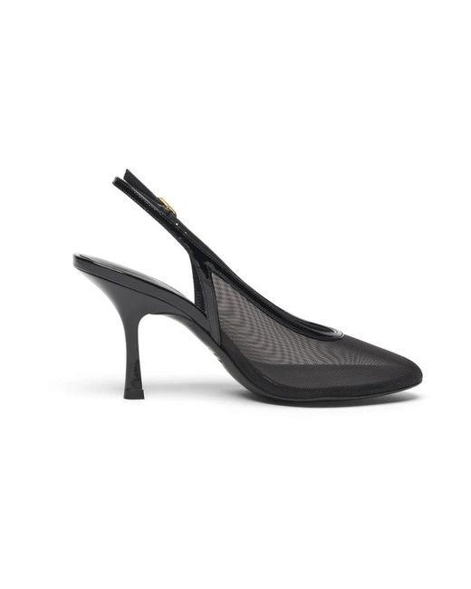 Stuart Weitzman Bareitall Slingback 85 in het Black
