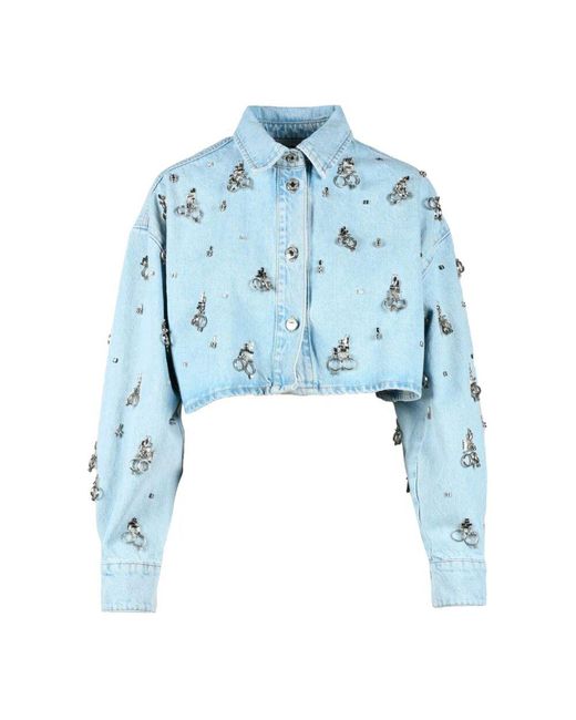 MSGM Blue Hemd