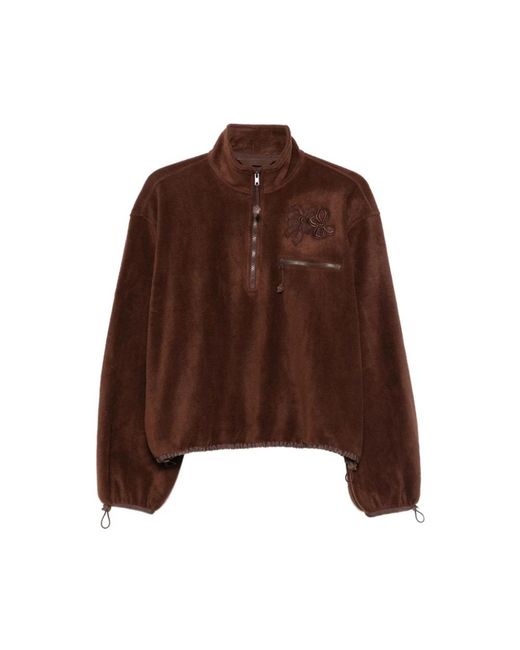 CECILIE BAHNSEN Brown Zip-Throughs