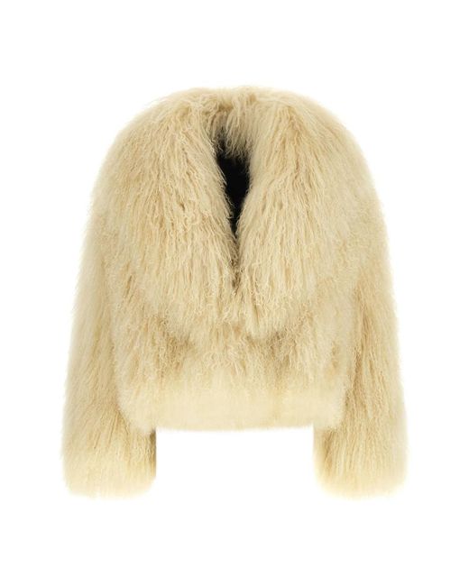 Blancha Jassen ,Shearling Jas in het Natural