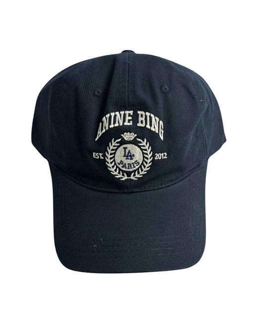 Anine Bing Blue Hats & Caps