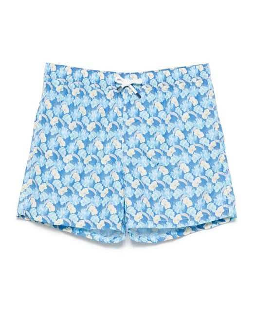 Fedeli Polyester badehose mit elastischem bund in Blue für Herren