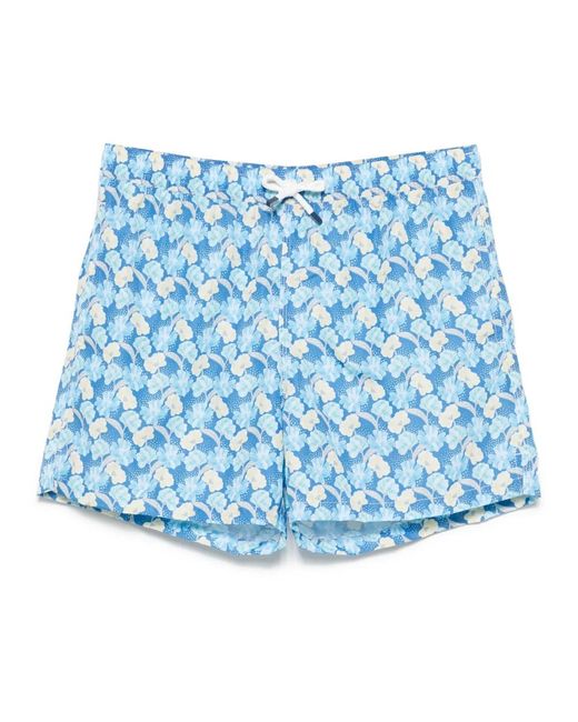 Fedeli Polyester badehose mit elastischem bund in Blue für Herren