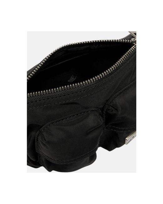 DIESEL Black Bum Bags